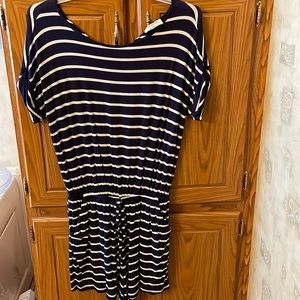 Womens navy blue romper